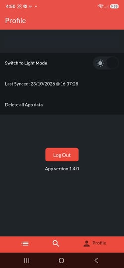 GreaseBoss App Screenshot Profile Screen 2026 10